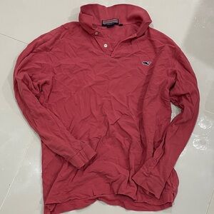 Vineyard Vines Men's Casual pink Button long sleeve shirt